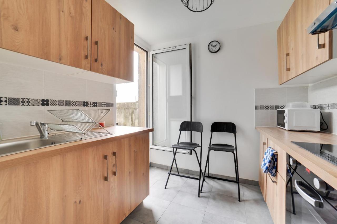 Chic And Spacious Apart With Parking Pierrefitte-sur-Seine Eksteriør bilde